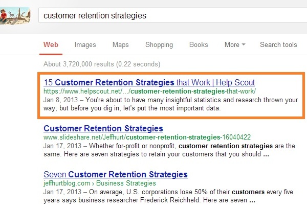 Customer retention strategies